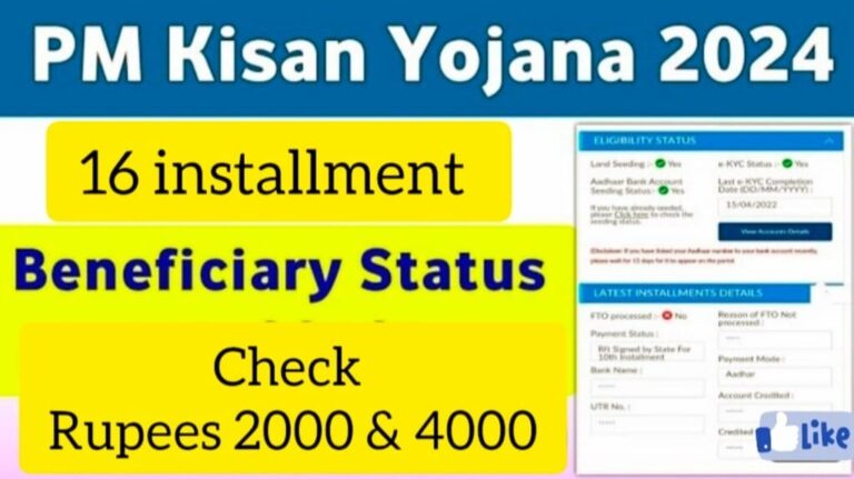 PM Kisan Beneficiary Status Check 2024: 18th Installment Released In ...